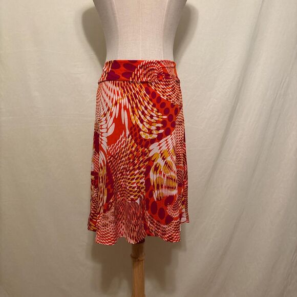 vintage pattern midi skirt - Picture 2 of 3